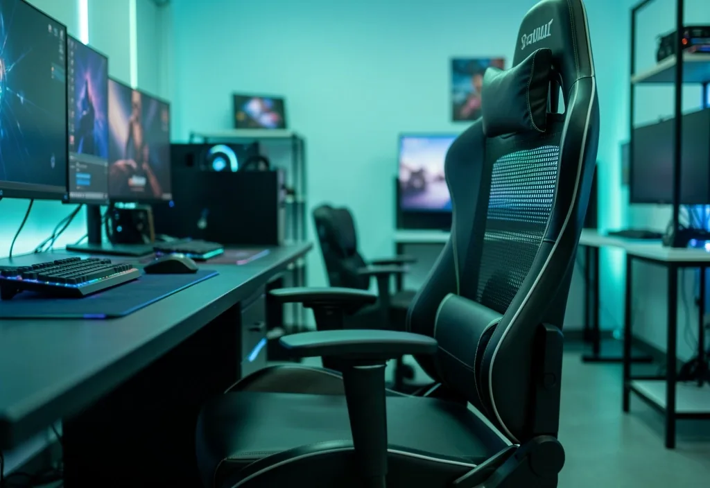 Silla ergonómica y escritorio técnico profesional