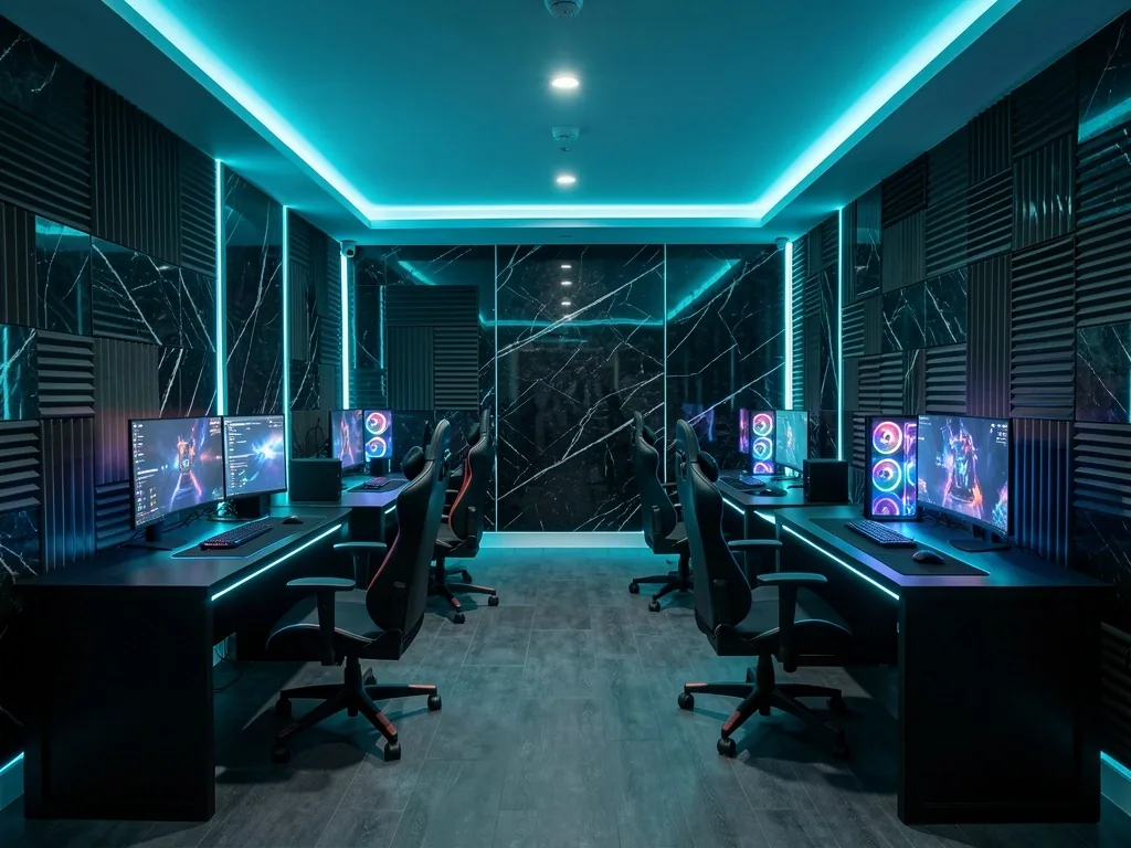 Zona VIP de Renvador Computer Center con periféricos exclusivos